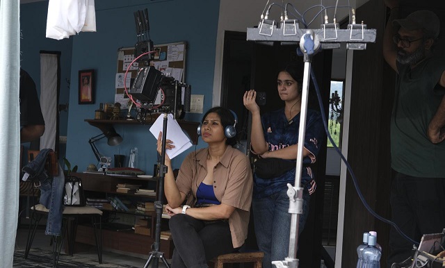 Rukshana Tabassum - on her film set